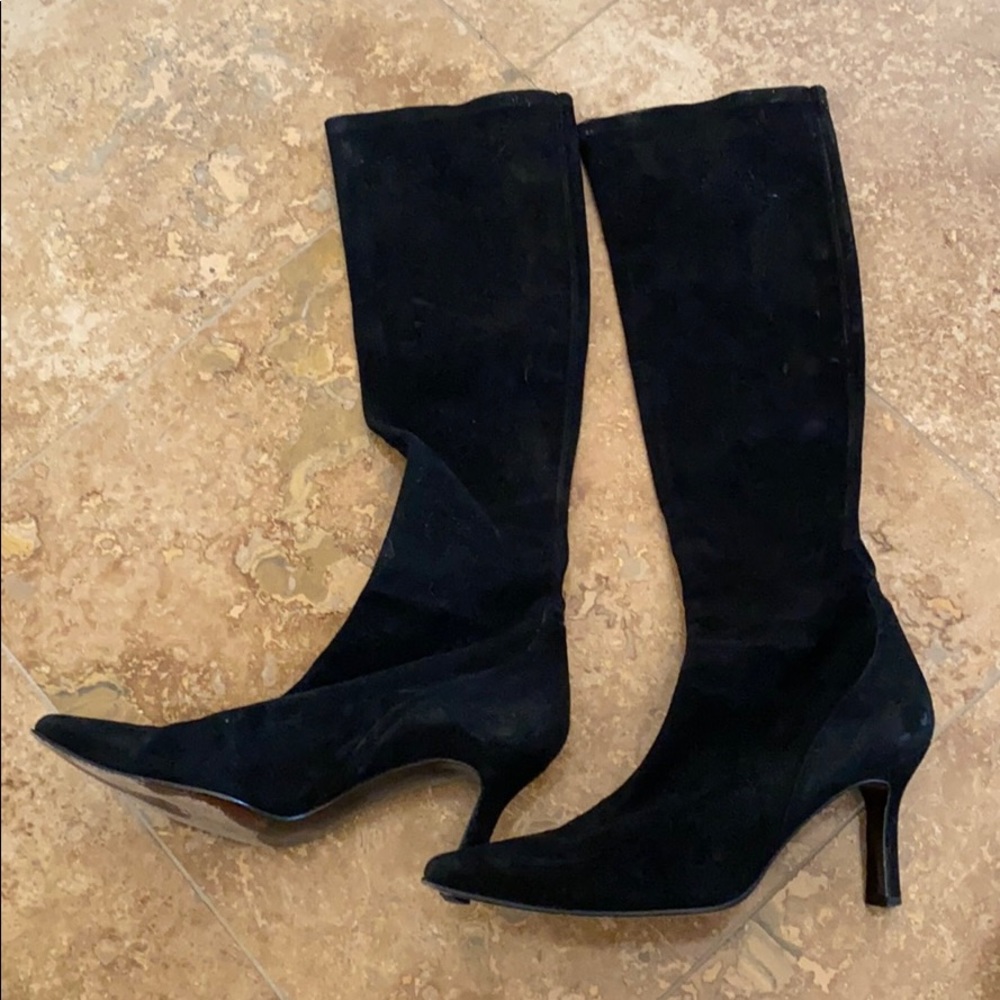 Stuart Weizmann suede leather boots